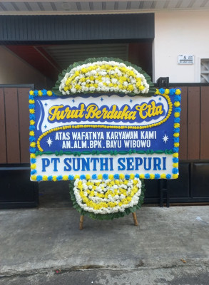 Papan Bunga Duka di Barumun Selatan