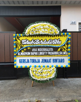Papan Bunga Duka di Barumun Selatan